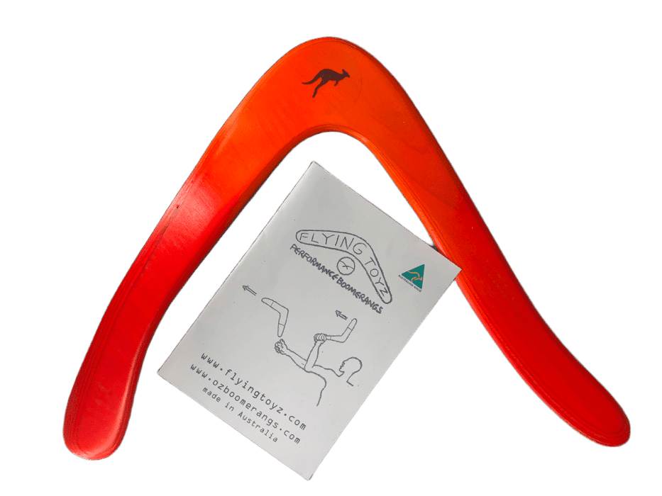 Aussie Fire Dancer Boomerang- Feel the Heat, Master the Throw - OZ Boomerangs