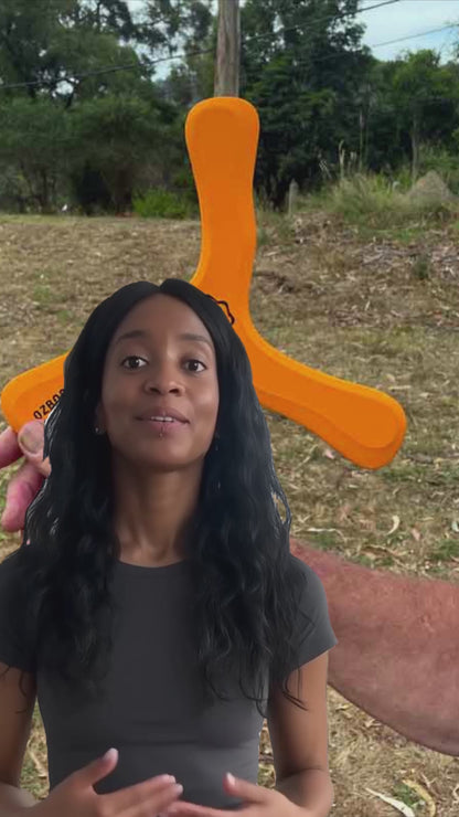 OZzie Icerunner – Safe Right-Hand Returning Foam Boomerang video